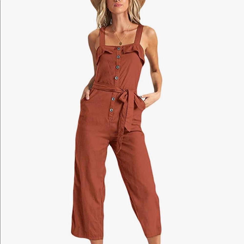New with tags! BillaBong - The Sandy Toes Jumpsuit - Color Henna